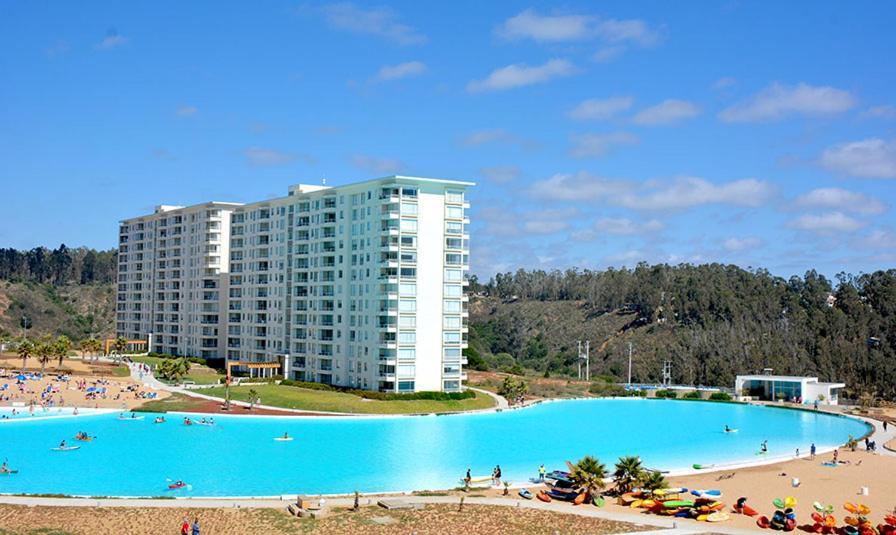 Laguna En Algarrobo Exterior foto